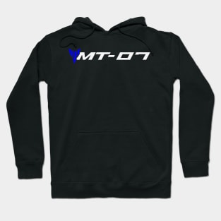 MT07 with Shield White Hoodie